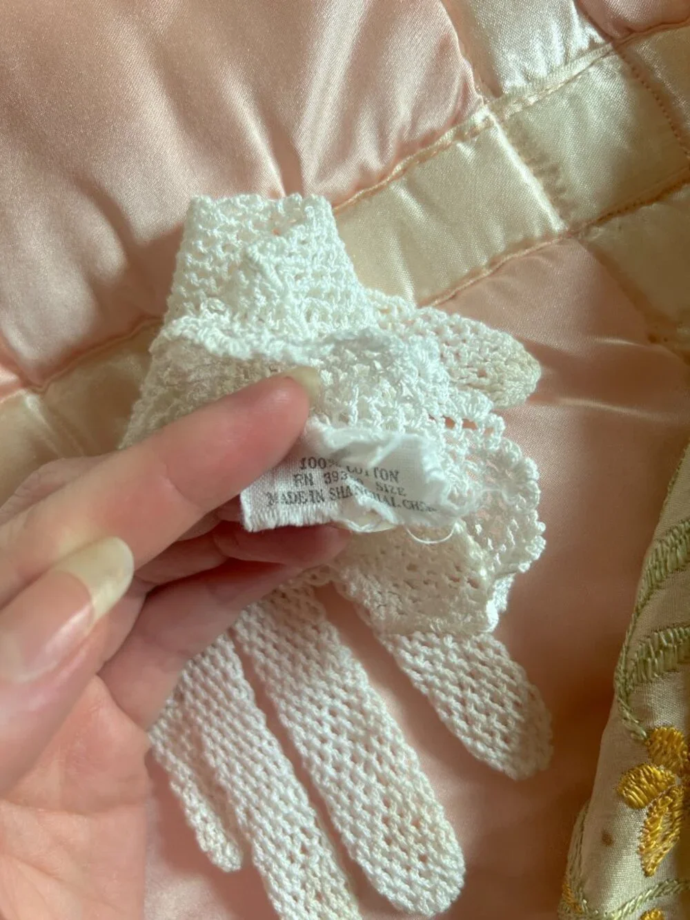 Vintage delicate crochet